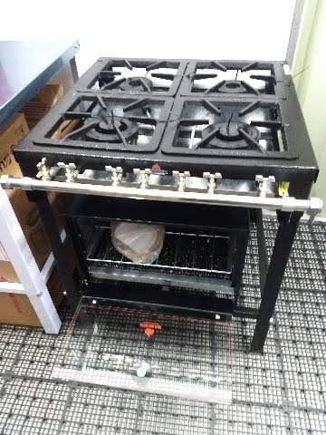 Fogão Industrial 4 bocas com forno queimadores duplos Progás. Novo - Foto 2