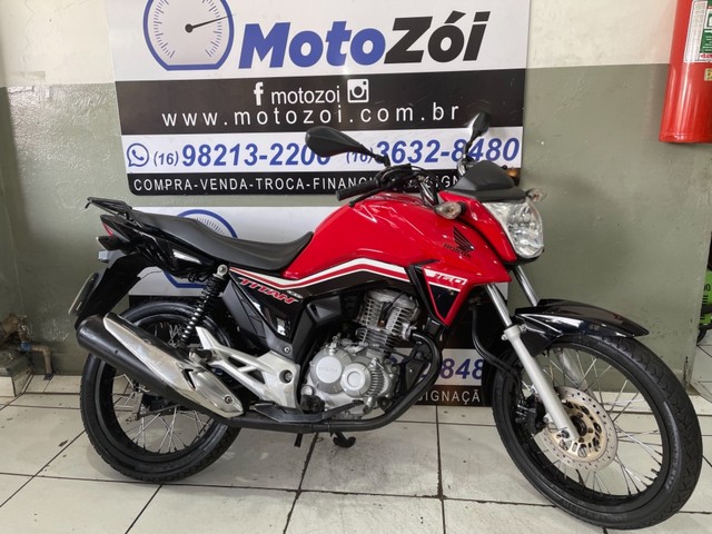 HONDA CG FAN 160 VERMELHO COM O KIT DA TITAN