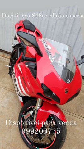 DUCATI 848 EVO EDIÇÃO ESPECIAL