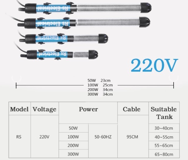 Aquecedor Aquario Com Termostato Integrado 100w - 220v   Arduino Automação COD-AP92  - Foto 3