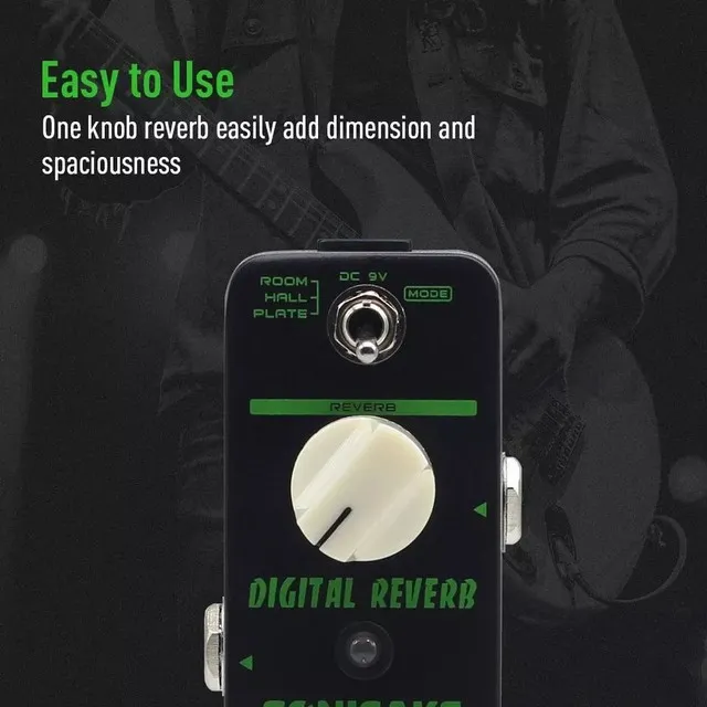 Pedal Reverb digital novo.
