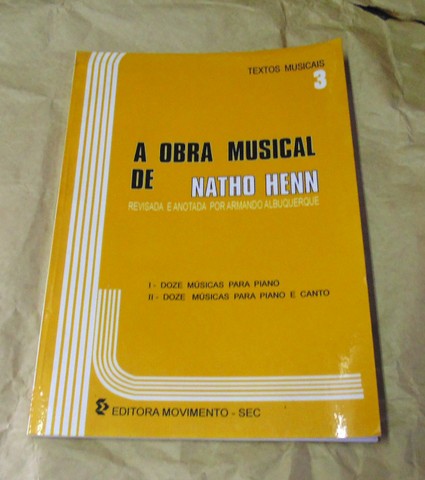Livreto partitura para piano e canto. - Cód. 304 -