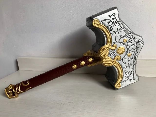 Martelo Thor God Of War Mjolnir Kratos Cosplay