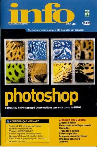 Coleção Info Exame Curso De Photoshop Software Gráfico