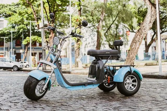 Triciclo Elétrico Shineray PT3 com Cesto +Bluetooth - Foto 2