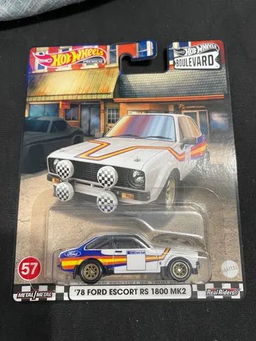 78 FORD ESCORT RS 1800 MK2 HotWheels premium boulevard
