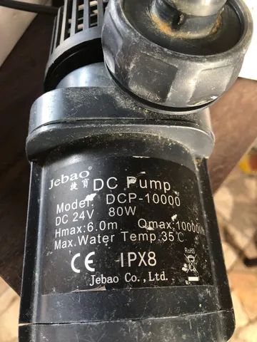 Bomba eletrônica Jebao Marine Dc Pump 10000L/H com Cx e Nf