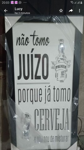 Vendo quadro novo pra barzinho e área gourmet 