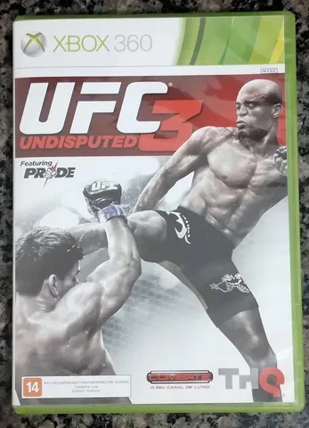 Jogo de Luta Ufc 3 Undisputed Xbox 360 Original Seminovo