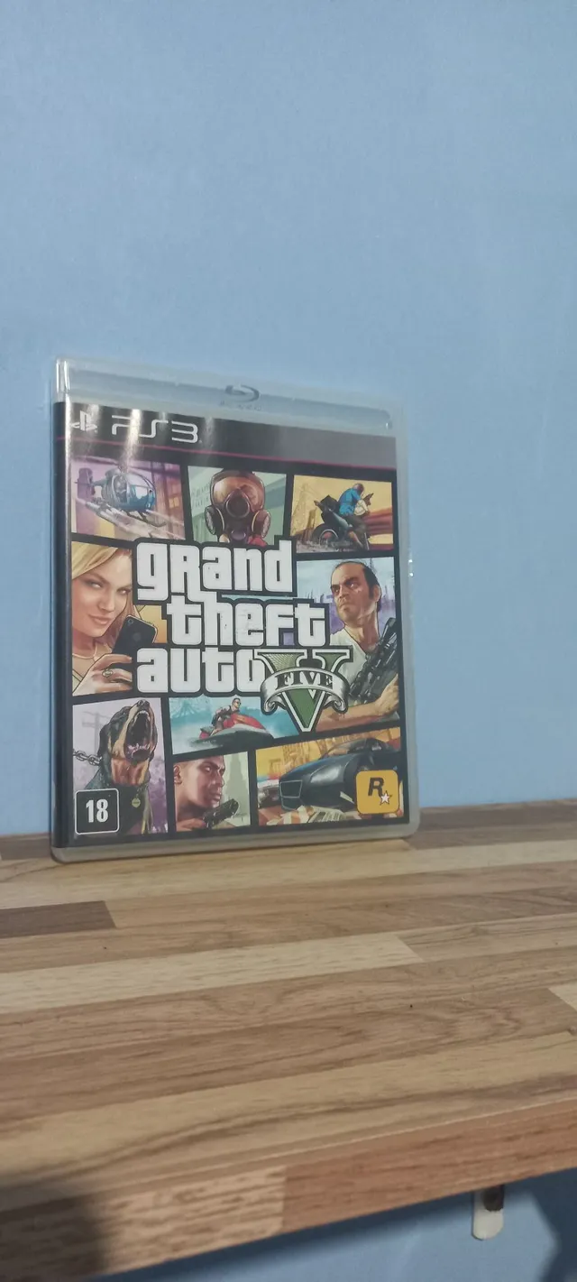 gta 5 ps3 midia fisica com mapa