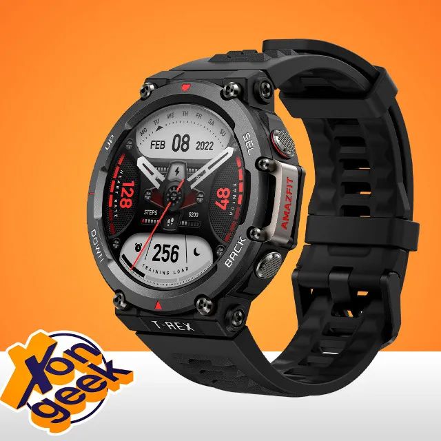 Smartwatch AMAZFIT T-REX 2 Preto, relógio inteligente militar – Amazing  Fitness