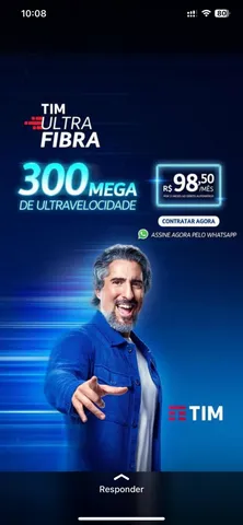 TIM Fibra Telefone, Assine Online