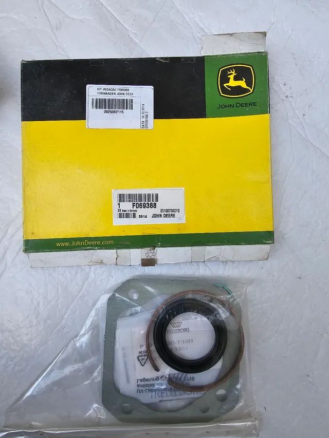 John deere harvester forwarder kit vedação cilindro freio novo original f069388 - Foto 3