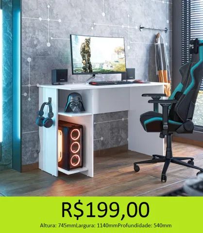 Escrivaninha gamer a pronta entrega - Foto 4