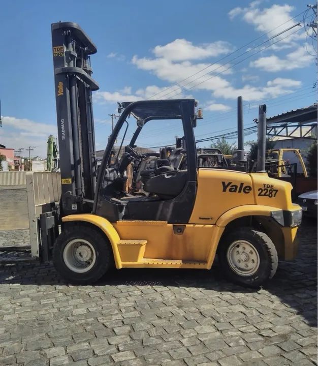 Empilhadeira Yale 155VX ano 2018, à diesel, para 7 Toneladas, em MG
