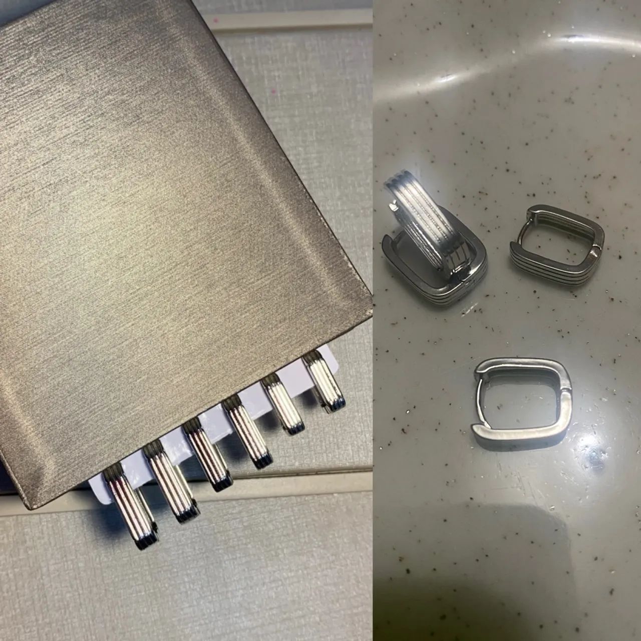 Argolinhas trio folheados  - Foto 2