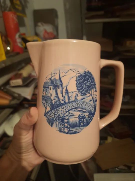 Jarra porcelana pozzani antiga