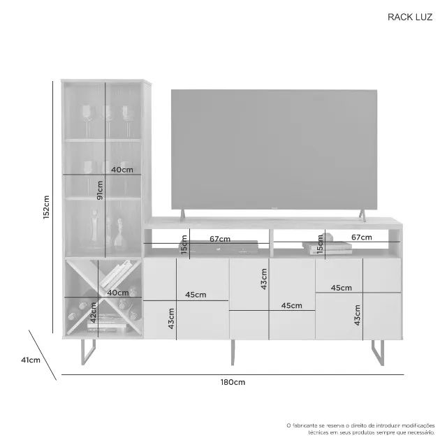 Rack Luz - Foto 2