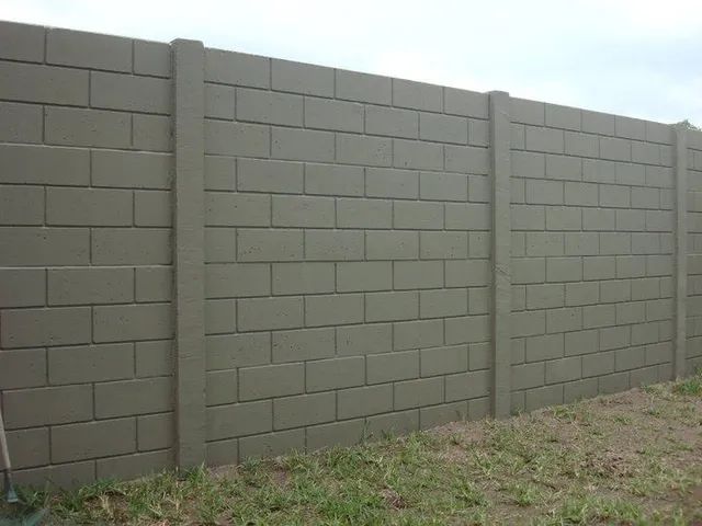 Muro bloco à vista obra completa fechamento de lotes  - Foto 3