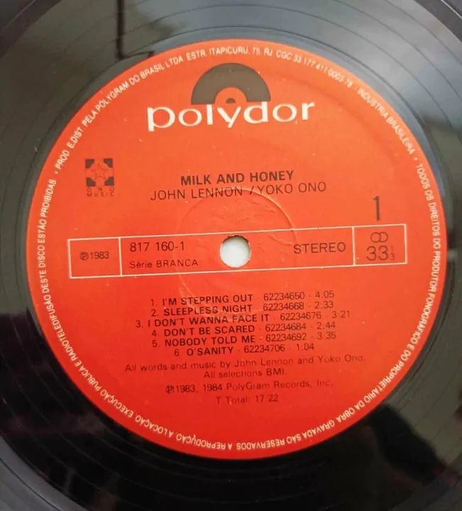 Vendo Vinil John Lennon - Milk and Honey, original de época  - Foto 3