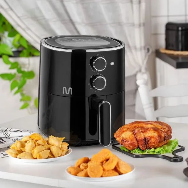 Fritadeira Air Fryer Multilaser CE198, 3,5L, 1500W, preto, 110V - (NOVO) - Foto 6