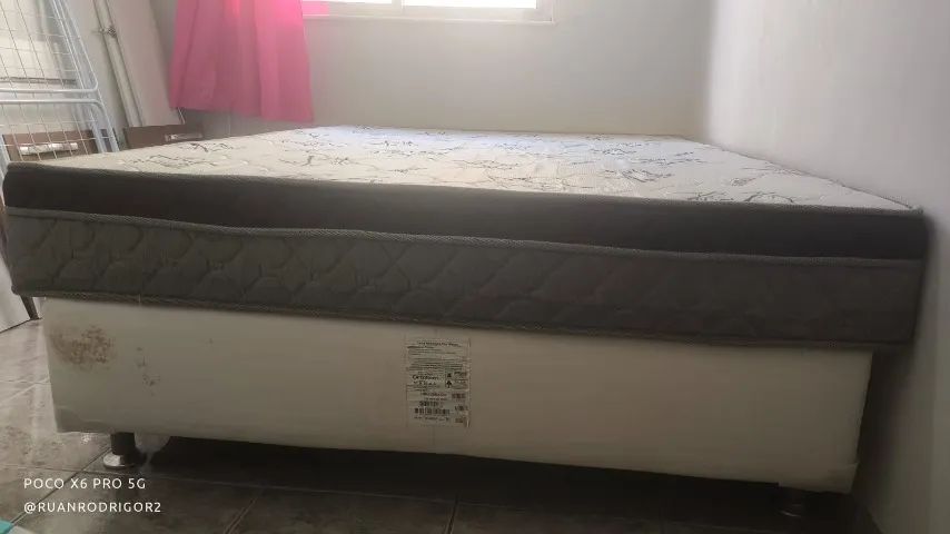 Cama BOX Casal (Base + Colchao) - Foto 5