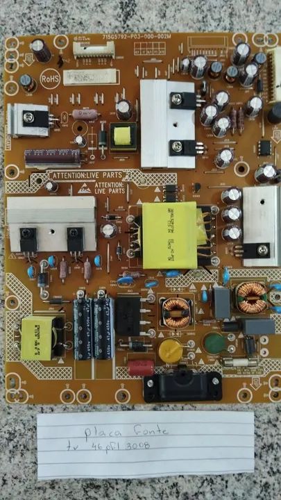 Placa de Fonte para TV - Philips -46pfl 3008 d/78 - Foto 4