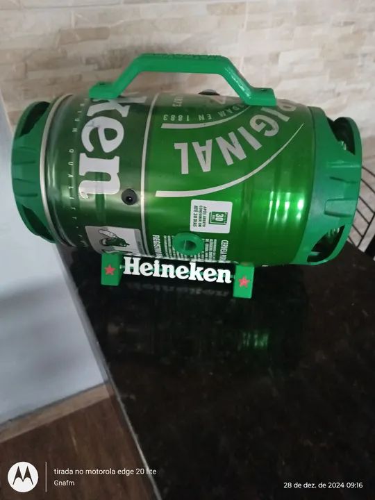 Caixa de Som Bluetooth Heineken - Foto 2