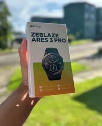 Smartwatch Zeblaze Ares 3 Pro, 1.43 AMOLED, Chamadas Bluetooth