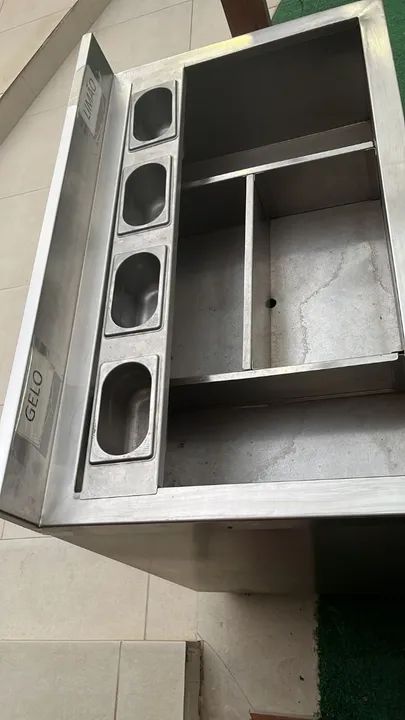 APOIO PARA BAR INOX - Foto 2