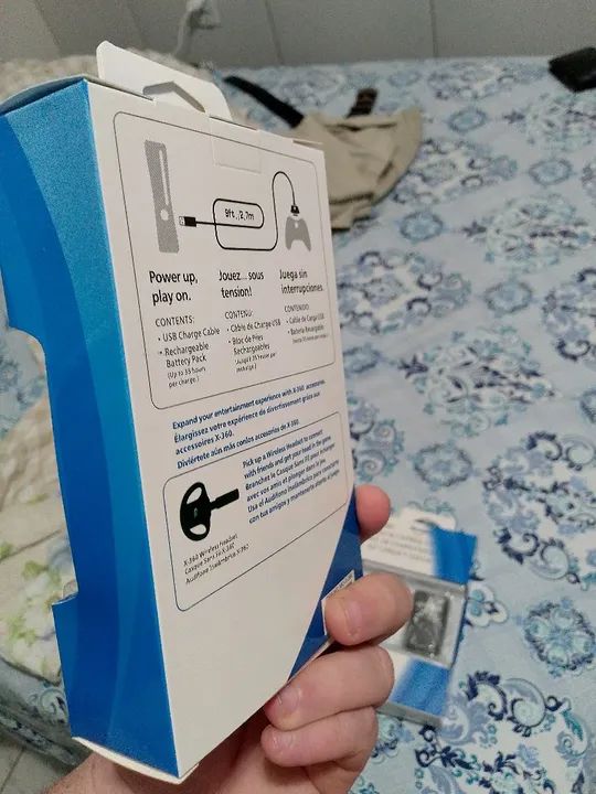 Bateria e cabo para controle de Xbox 360  - Foto 2