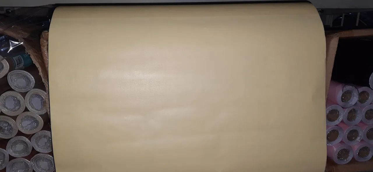 Papel de parede de vinil amarelo 