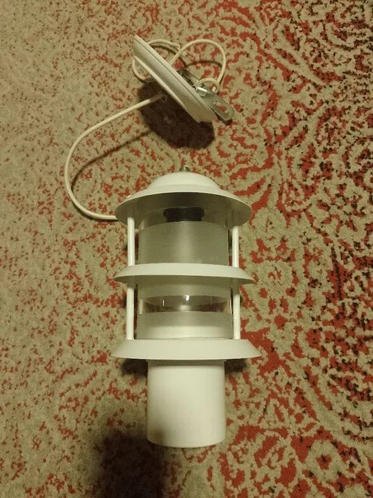 Lustre de Teto Branco com 3 Níveis