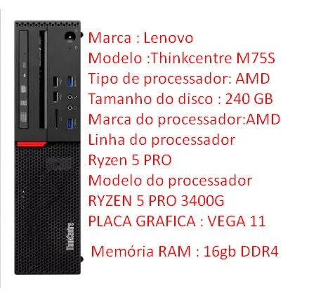 PC Gamer Ryzen Lenovo - Foto 2
