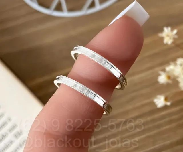 alianças de prata com garantia eterna  - Foto 2