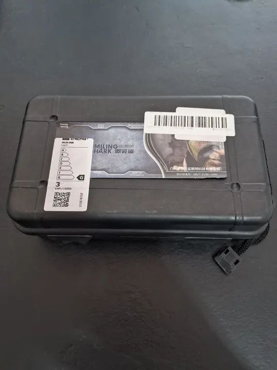 Lanterna de LED recarregável Smiling Shark SD-7165 - Foto 4