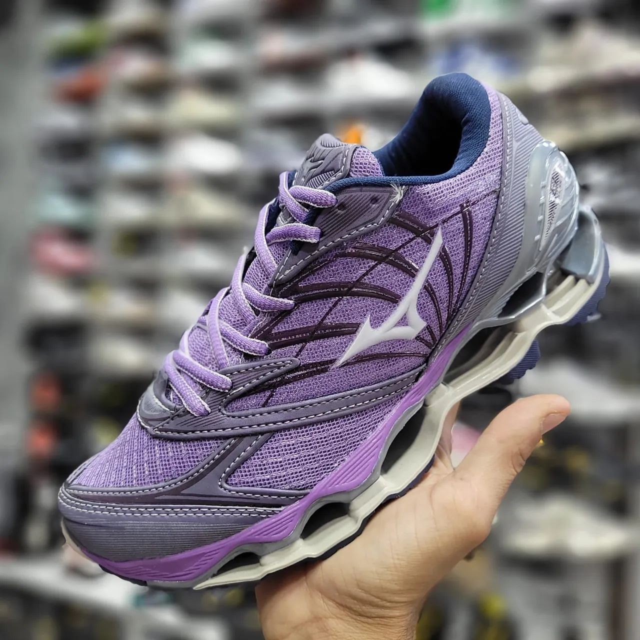 mizuno prophecy roxo Calcados no Brasil