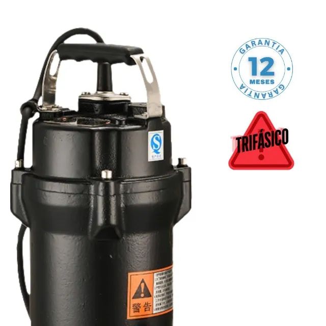 Bomba Submersível Trituradora 1.5CV 220V Trifásica - Lepono WQ12-10-1.1C - Foto 3