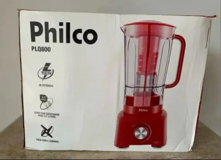 Liquidificador Philco Vermelho Novo  - Foto 3
