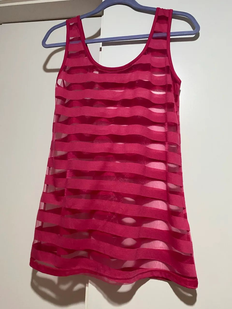 Camiseta Listrada com Transparência  - Foto 2