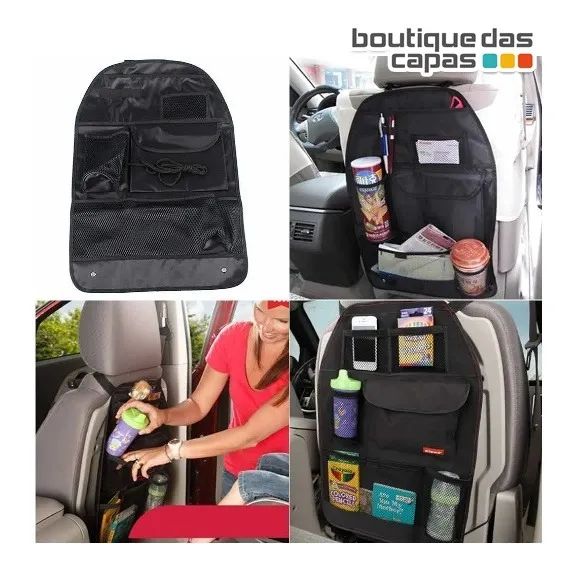 SUPORTE BANCO DE CARRO ORGANIZADOR PORTA TRECOS COD. *44 - Foto 2