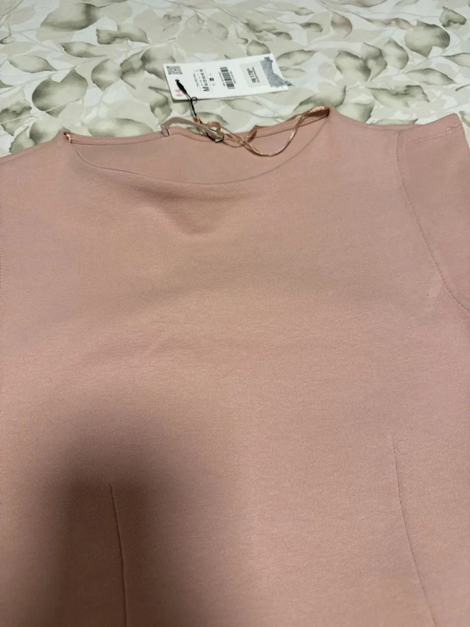 Vestido Rosa com Cinto - Tamanho M - Foto 2