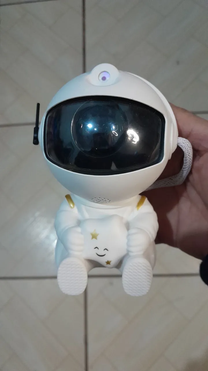 Projetor Astronauta Estrelas e Galáxia