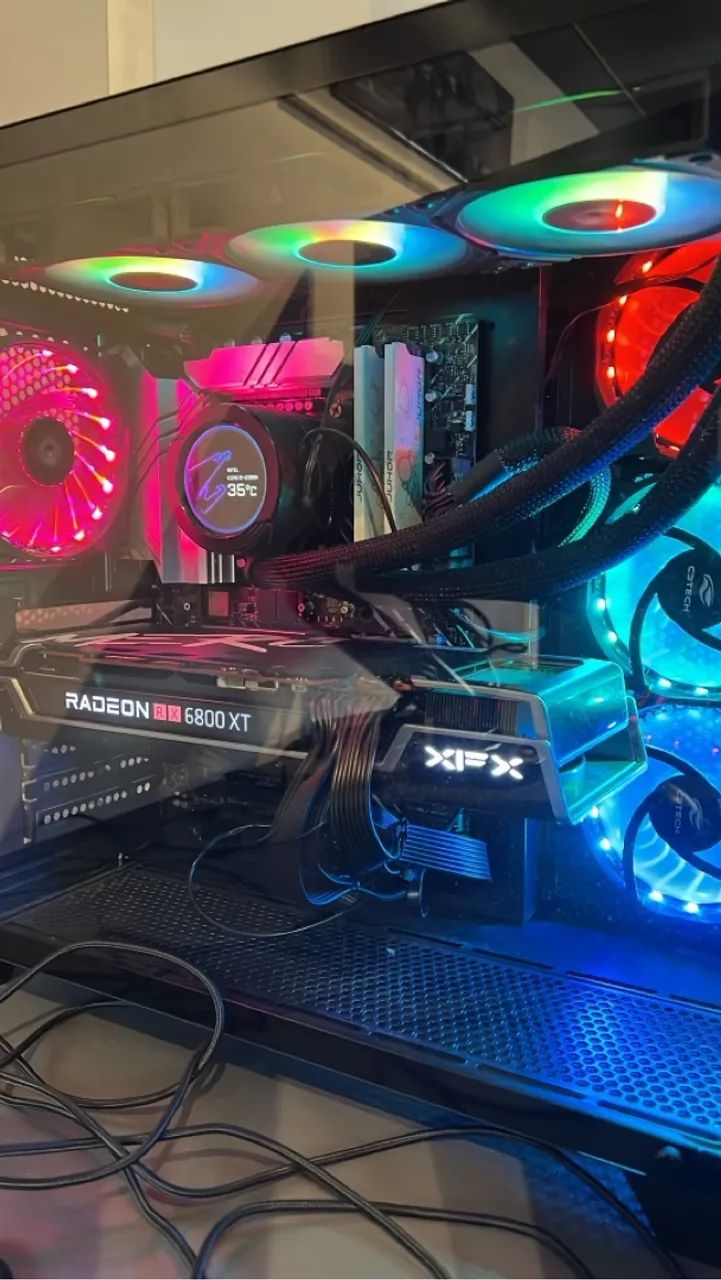 Placa de Vídeo Radeon RX 6800 XT 16GB XFX merc - Foto 2