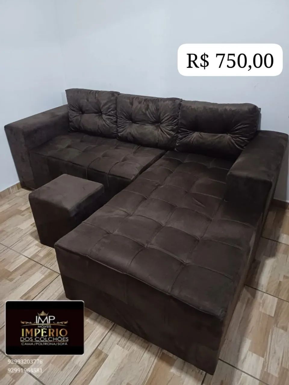 Sofá Cheyese 3 Lugares  - Foto 4