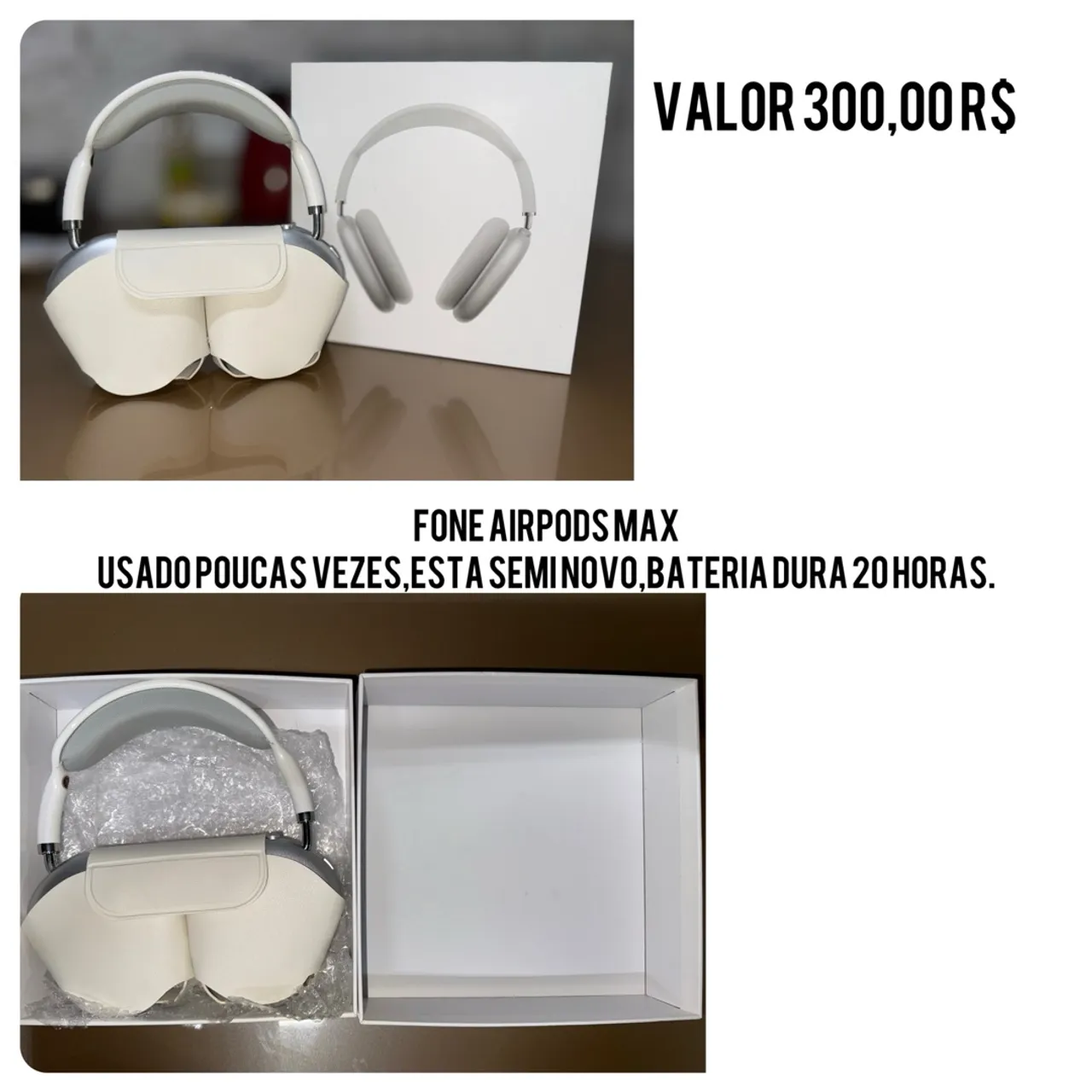 Fone AirPods Max - Semi Novo