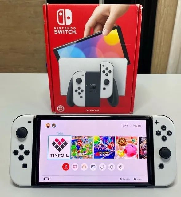 Nintendo switch Oled desbloqueado 12xParcelado