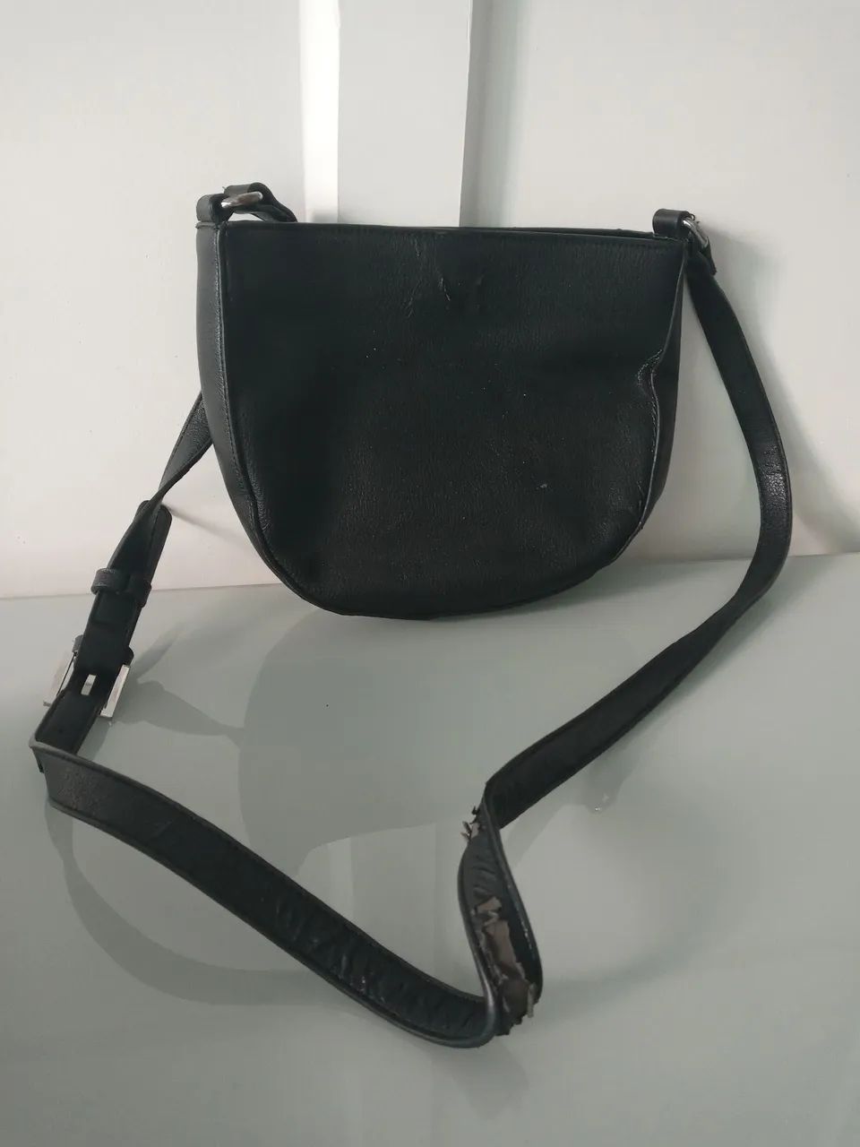 Bolsa de Ombro Preta Clássica