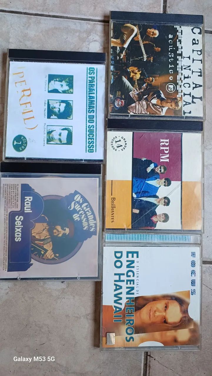Coleção de CDs de Rock Nacional