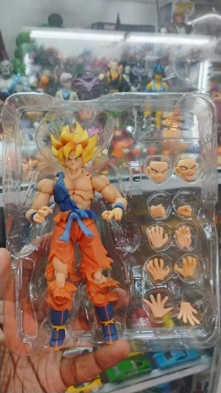 Boneco S.h Figuarts Goku Super Saiyajin Awakening